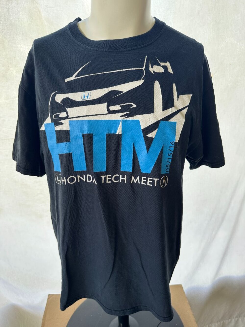 Honda Tech Meet 2016 Men's Black Shirt Size Large Port & Company